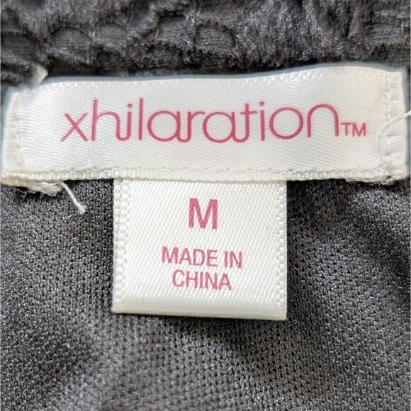 Xhilaration Women's Size M Black Lace Lined Skirt Whimsy Goth Dark Fairy Witch - Picture 4 of 16